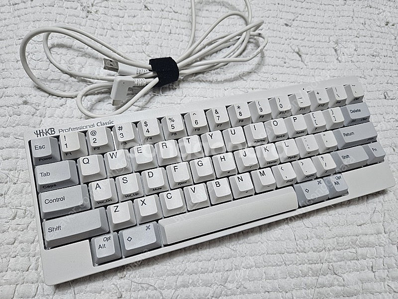 해피해킹 클래식 토프레 무접점키보드 화이트--0